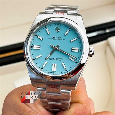 rolex turquoise oyster perpetual 41|Rolex Oyster Perpetual turquoise 41mm.